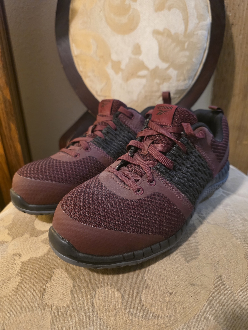 Reebok Men’s Maroon Knit Training Shoes